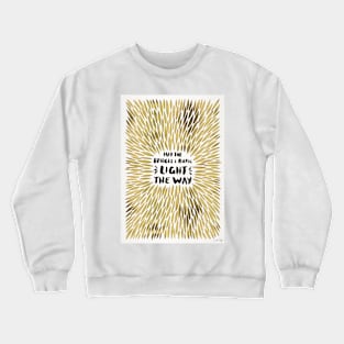 Gold Bridges Burn Burst Crewneck Sweatshirt